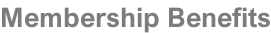 Membership Benefits